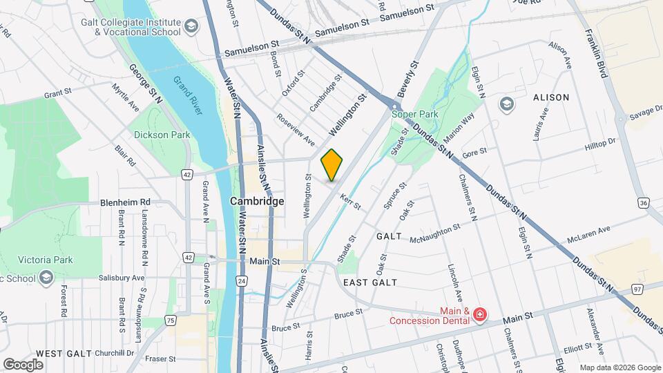 58 Beverly St Map and Location Details