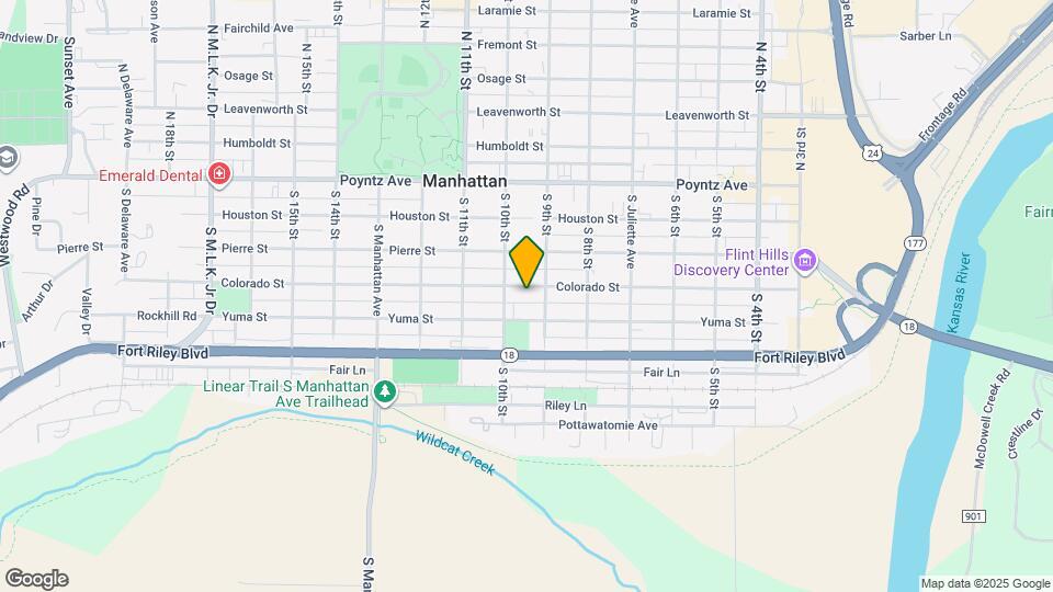 915 Colorado St Map and Location Details