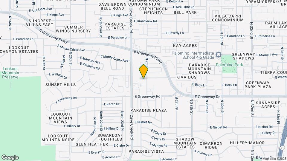 2439 E Waltann Ln Map and Location Details