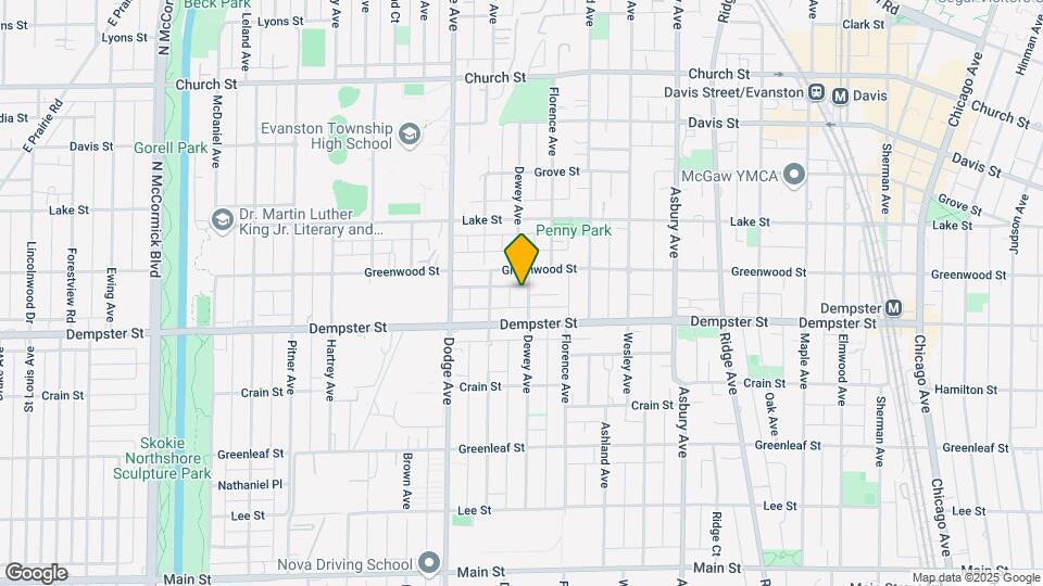 1326 Dewey Ave, Unit B Mapa y Detalles de la Ubicación
