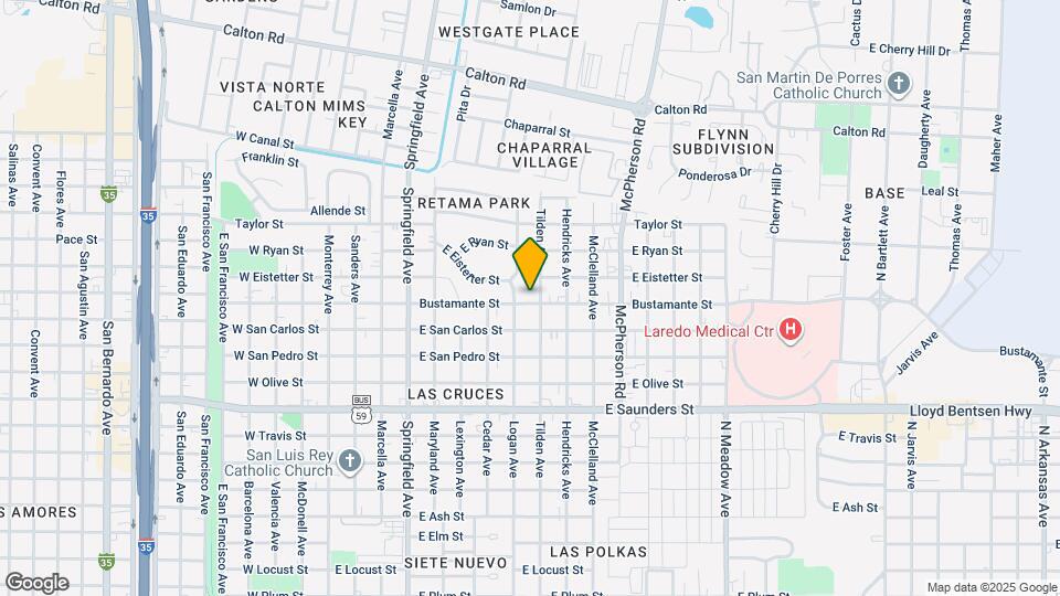 806 Bustamante St Map and Location Details