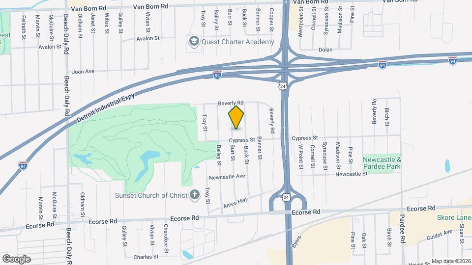 6565 Burr St Map and Location Details