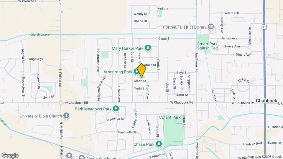 828 Gloria St, Unit Gloria St. Map and Location Details