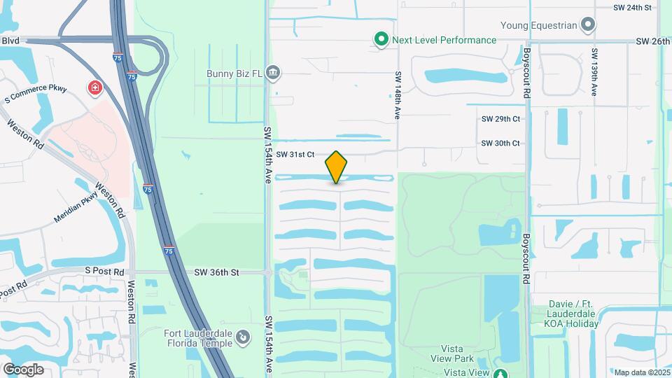 15001 SW 33rd St Map and Location Details