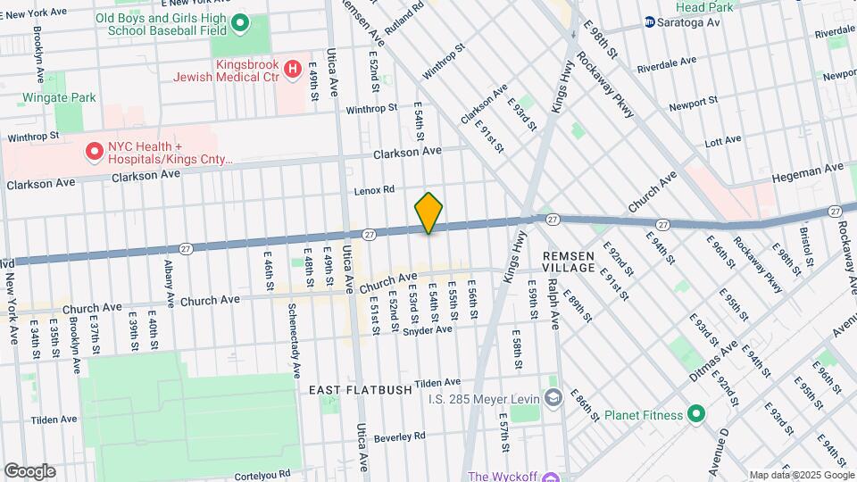 214 E 54th St Map and Location Details
