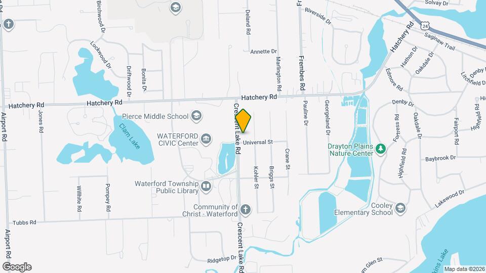 2316 Crescent Lake Rd Map and Location Details