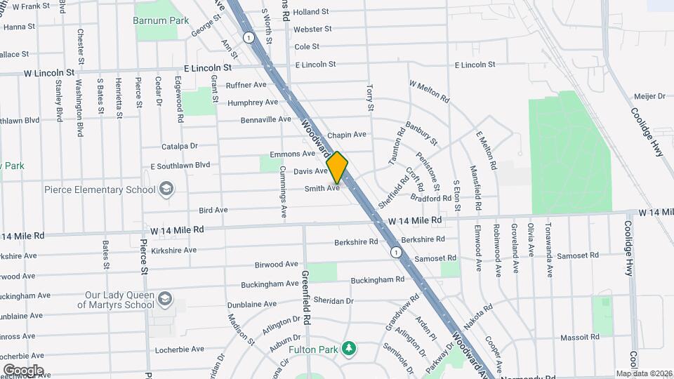 1424 Smith Ave Mapa y Detalles de la Ubicación