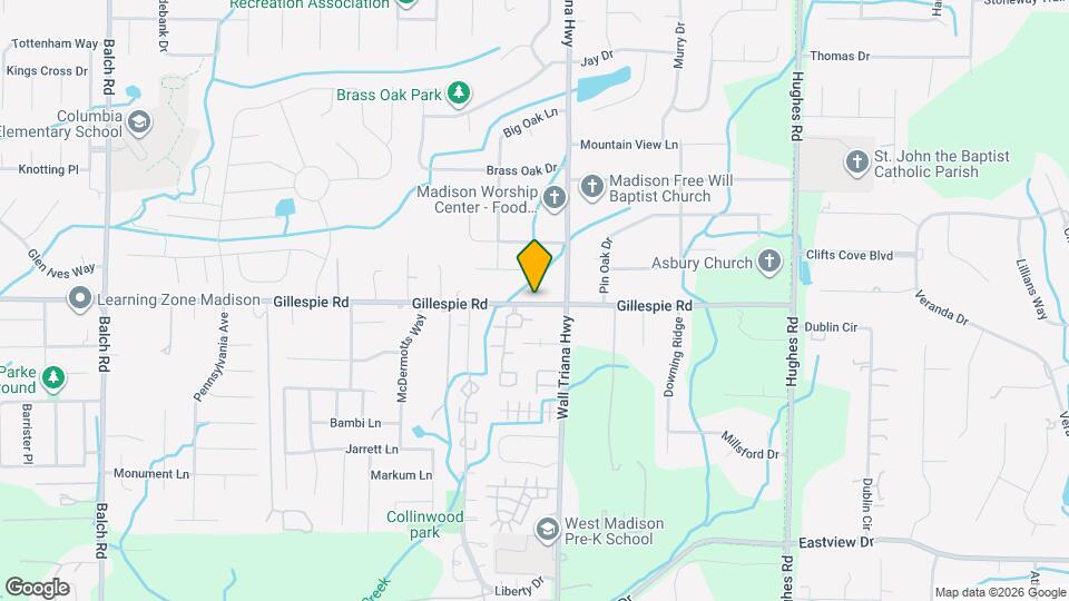 351 Gillespie Rd, Unit Unit A Map and Location Details