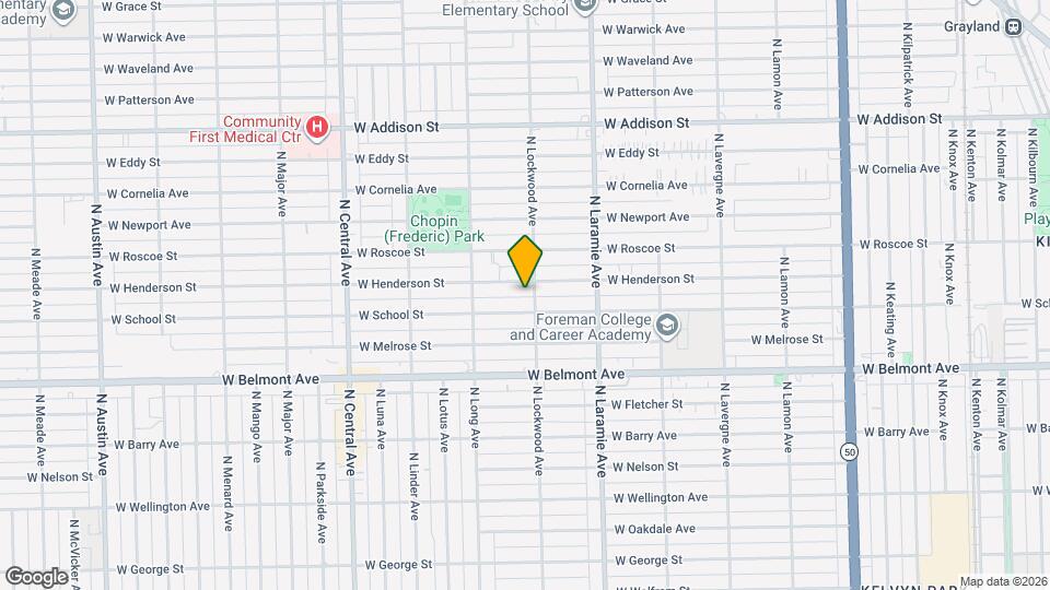 5311 W Henderson St Map and Location Details