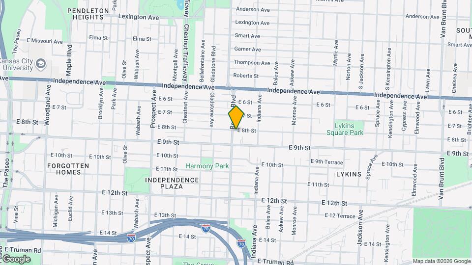 817 Benton Blvd Map and Location Details