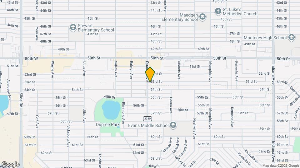 4317 53rd St Mapa y Detalles de la Ubicación
