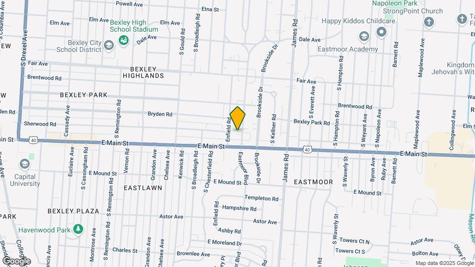 663 Eastmoor Blvd Map and Location Details