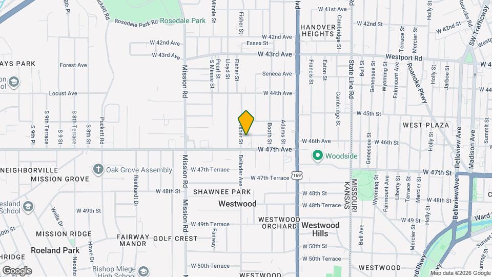 2559 W 46th Ave Map and Location Details