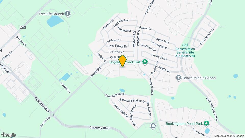 4222 Calla Dr Map and Location Details