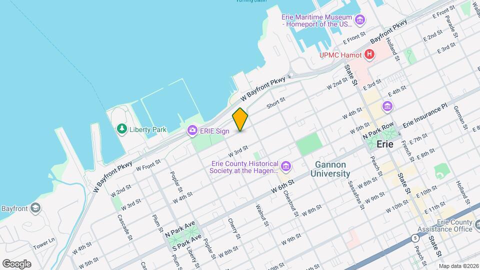 431 W 2nd St Map and Location Details