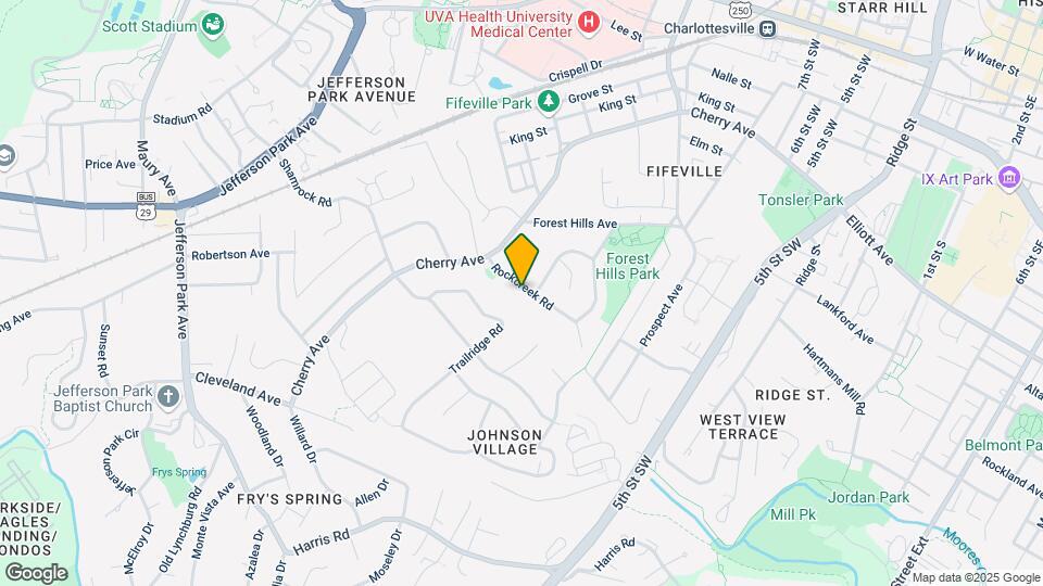 614 Rockcreek Rd Map and Location Details