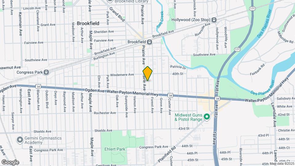 4015 Prairie Ave Mapa y Detalles de la Ubicación