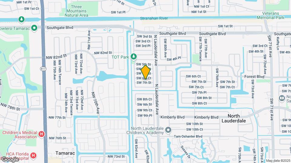8171 SW 7th St Map and Location Details