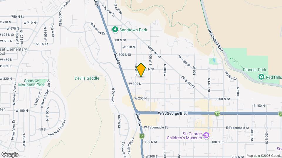 462 W 300 N Map and Location Details