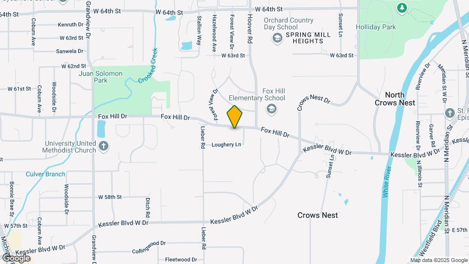 945 Fox Hill Dr Map and Location Details