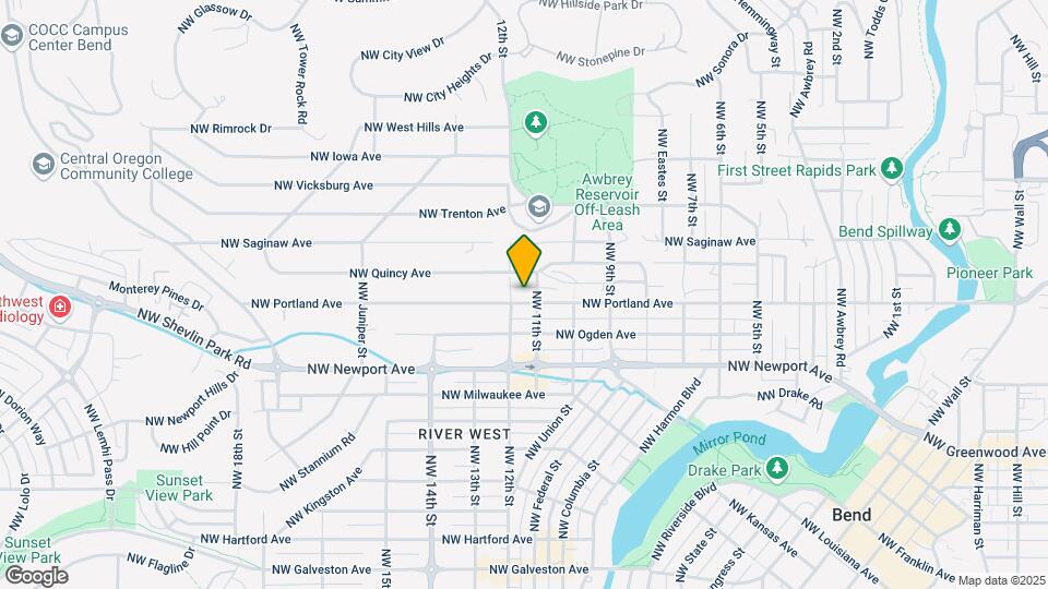 1116 NW Portland Ave, Unit 1B Map and Location Details