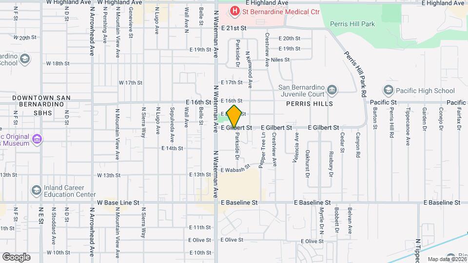 363 E Gilbert St Mapa y Detalles de la Ubicación