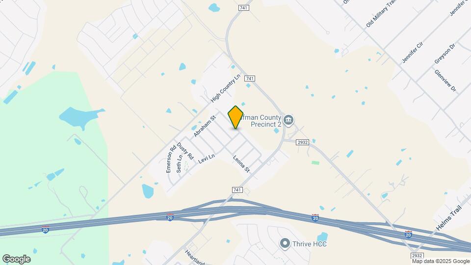 2305 Willard Way Map and Location Details