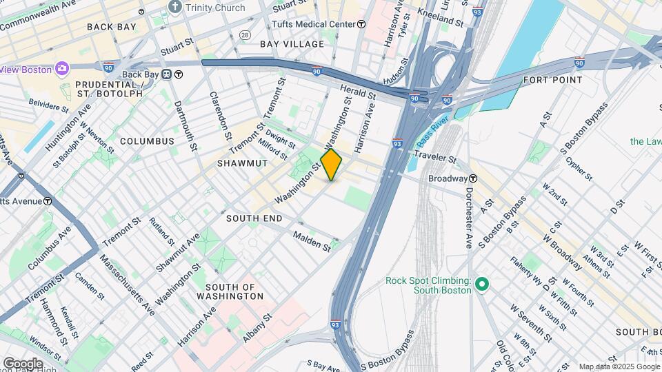 SoWa Boston Mapa y Detalles de la Ubicación