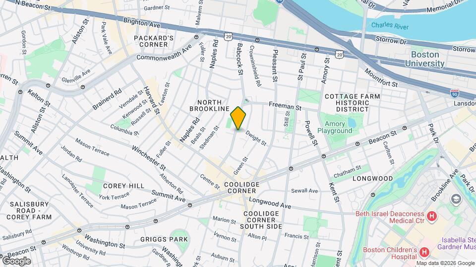 72 Babcock St Mapa y Detalles de la Ubicación
