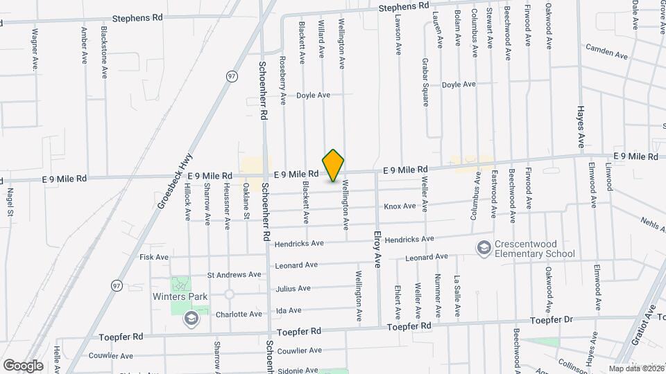 13931 Hobart Ave Map and Location Details