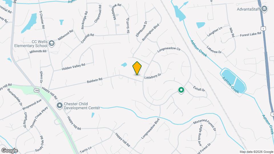 3501 Thornsett Dr Map and Location Details