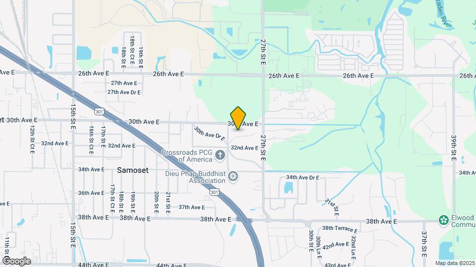 2515 30th Ave Dr E Map and Location Details