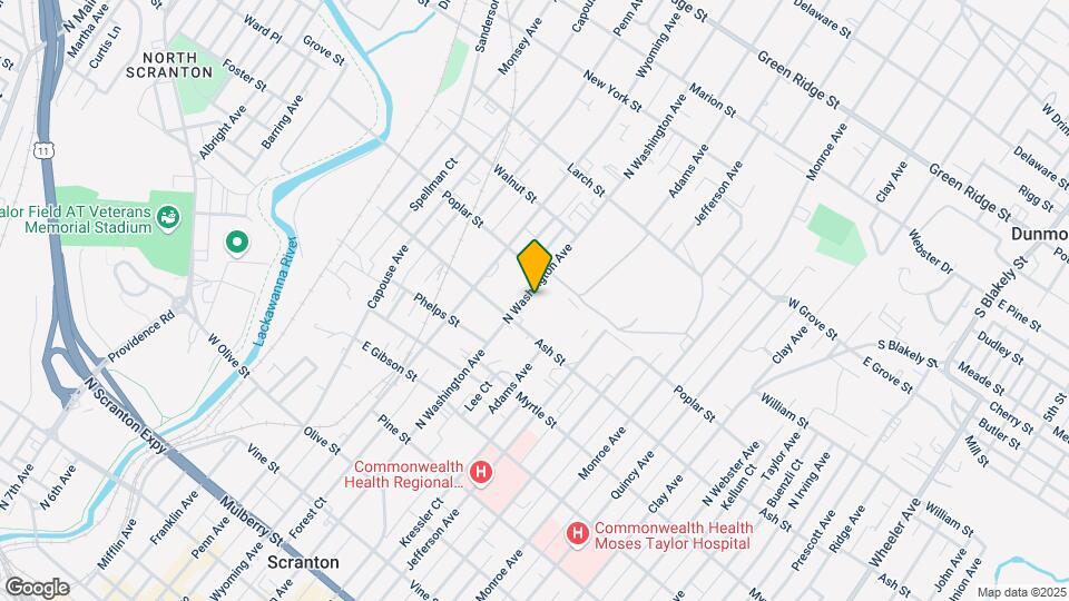 1010 N Washington Ave Mapa y Detalles de la Ubicación