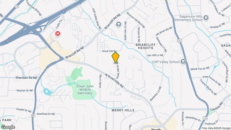 1688 Knob Hill Ct NE Map and Location Details