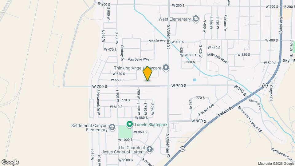 724 W 700 S Map and Location Details