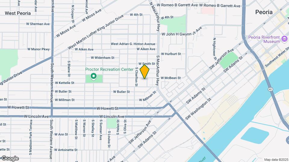 305 S Saratoga St Map and Location Details