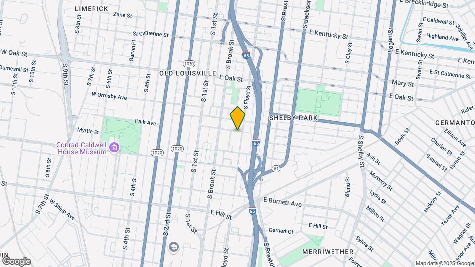 1320 S Floyd St Map and Location Details