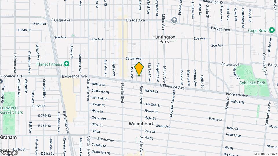 7135 Seville Ave Map and Location Details