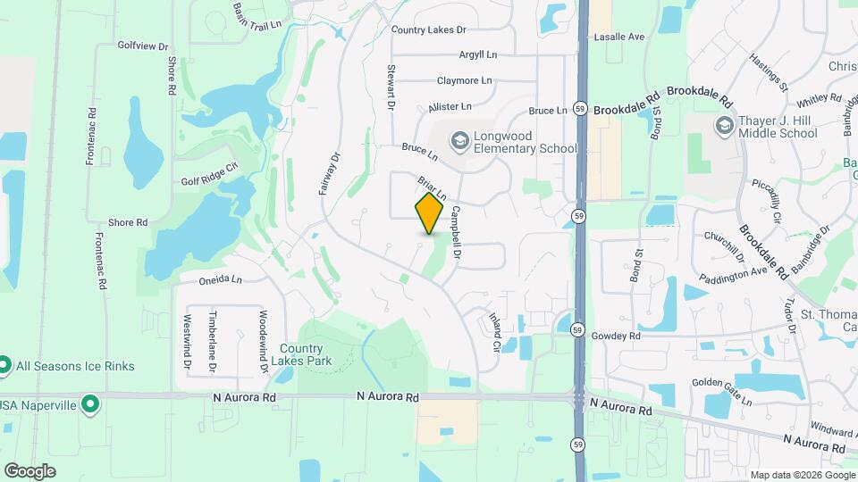 1020 Prairie View Ct Map and Location Details