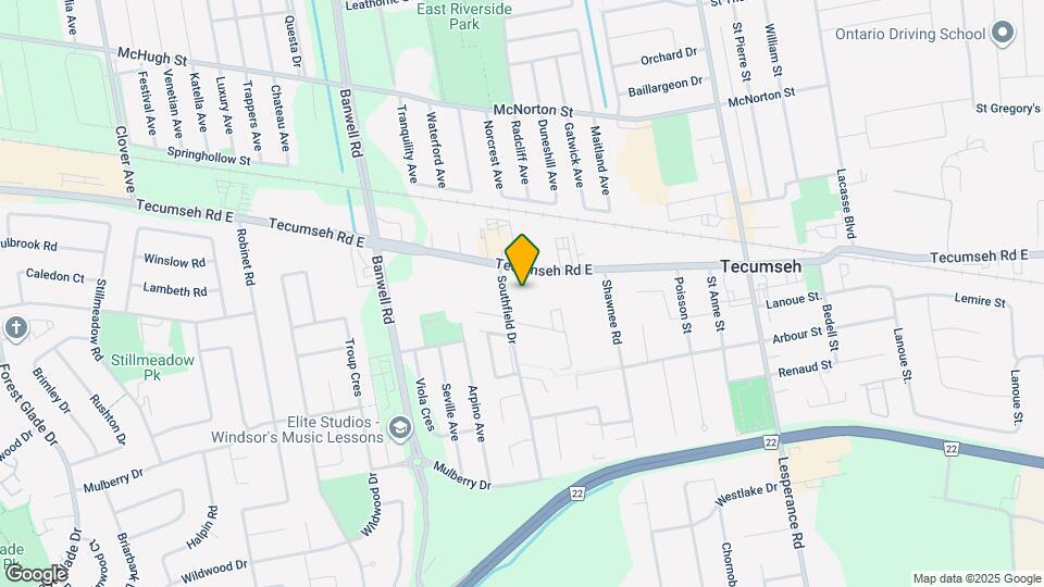 11873 Tecumseh Rd E Map and Location Details