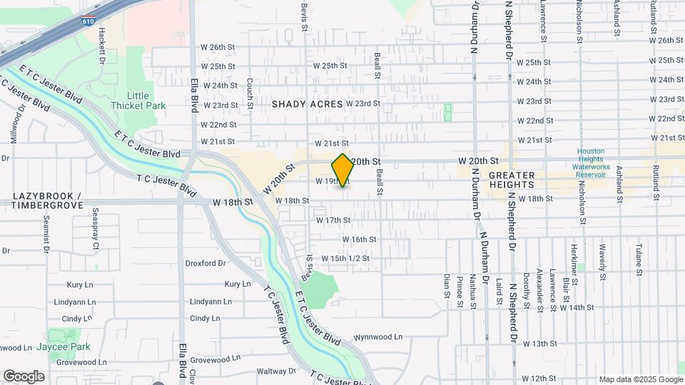 1157 W 18th St Map and Location Details