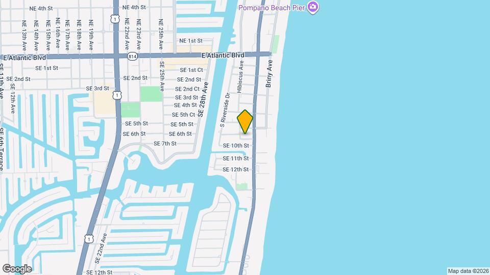 839 S Ocean Blvd Map and Location Details