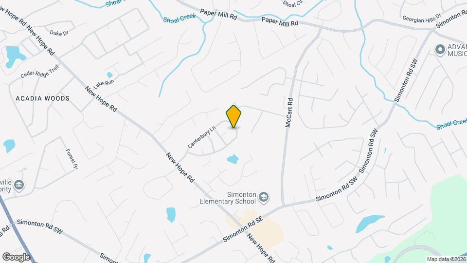 381 Canterbury Ln Map and Location Details