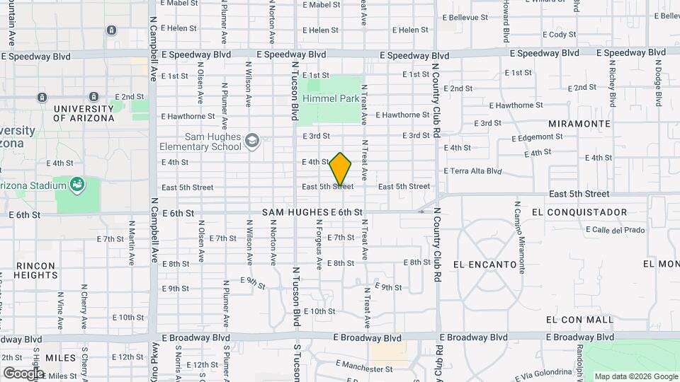 2646 East 5th Street Map and Location Details