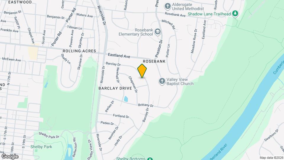 2510 Barclay Dr Map and Location Details