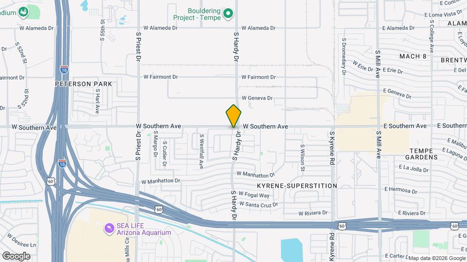 1008 W Malibu Dr Map and Location Details