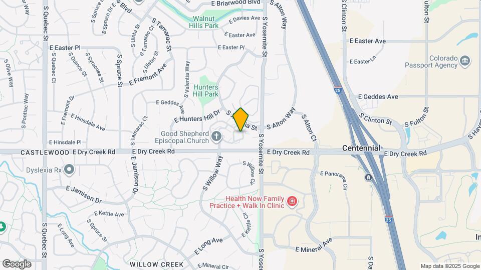 8747 E Dry Creek Rd Map and Location Details