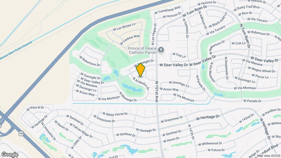 15185 W Vía Manana Map and Location Details