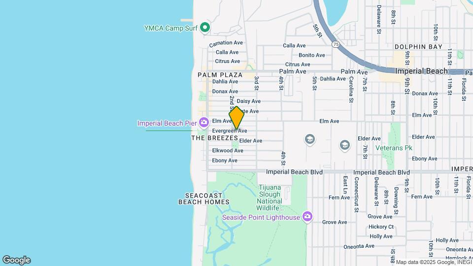 213 Evergreen Ave Mapa y Detalles de la Ubicación