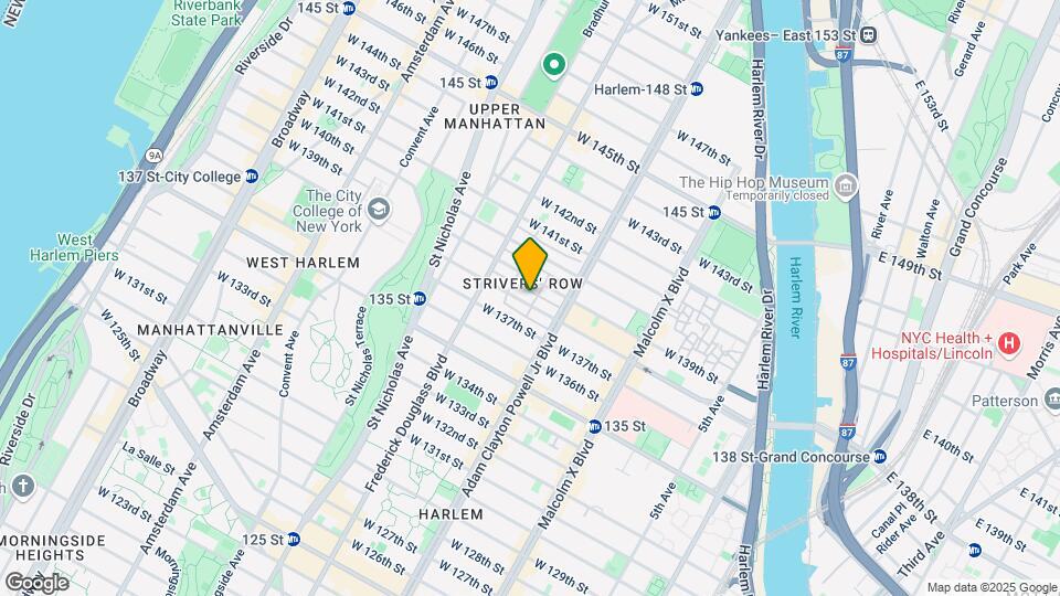 225 W 138th St Map and Location Details